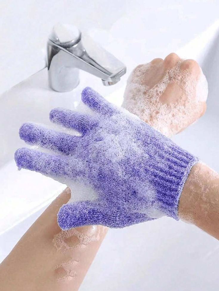 Bathing gloves Facial hand and body gloves