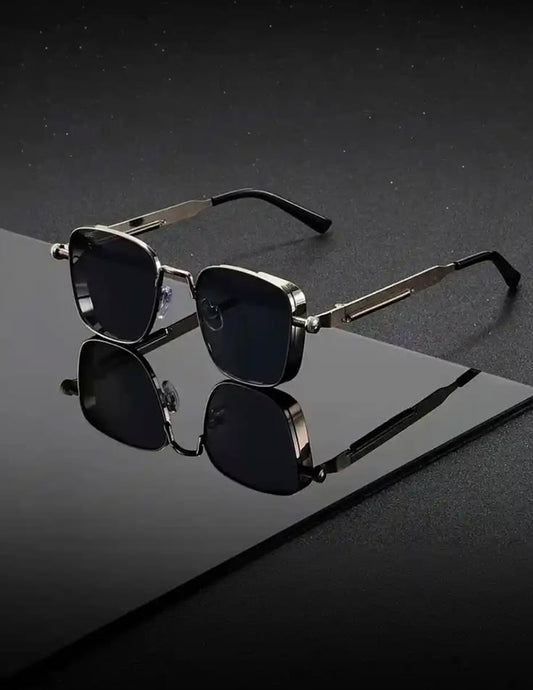 Mettalic unisex mens glasses