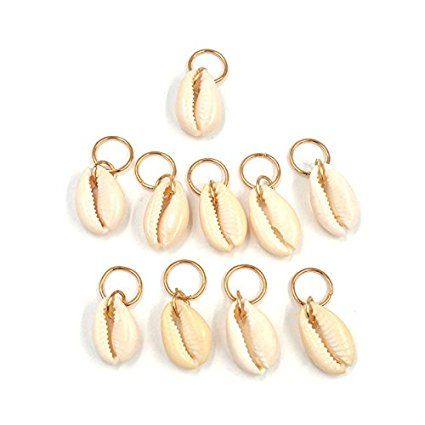 Shell hair charms