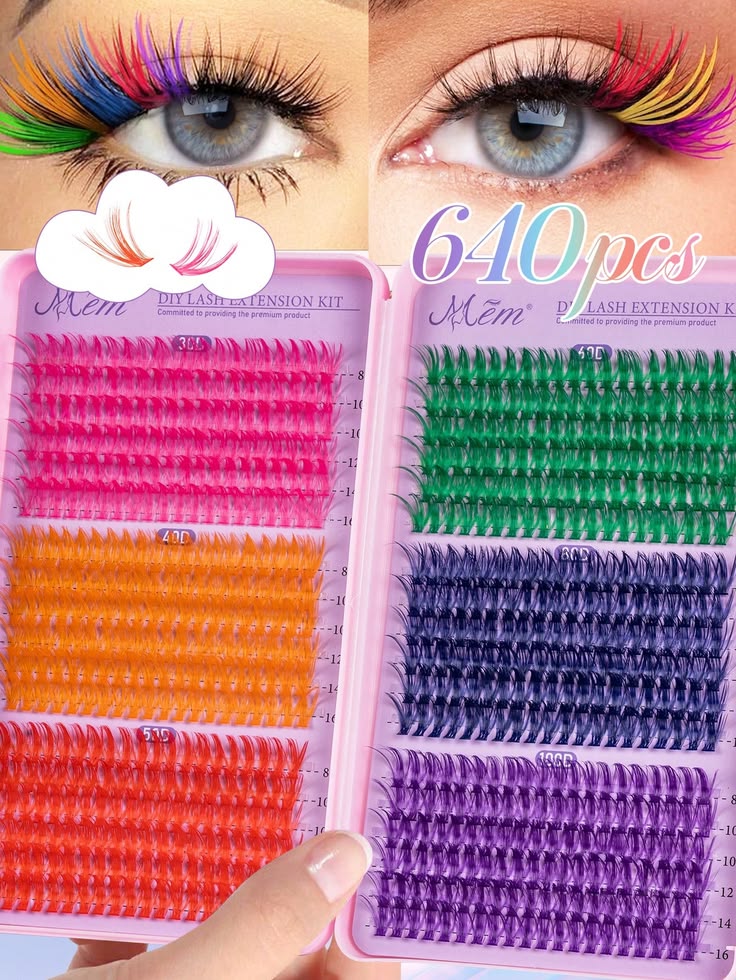 Coloured lashes