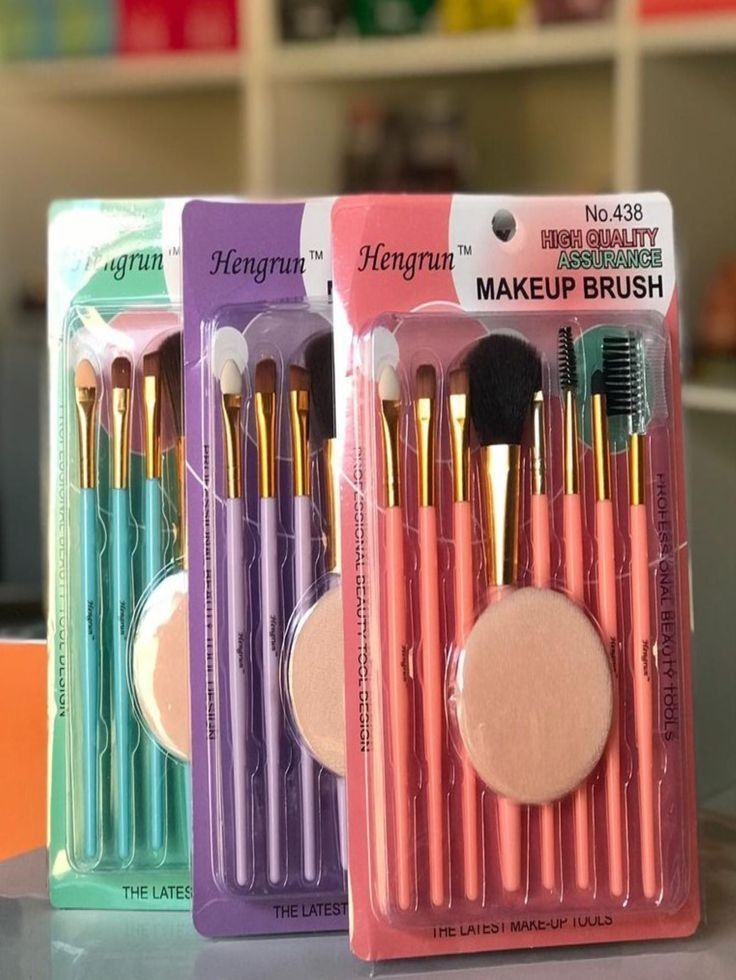 Make up brush set