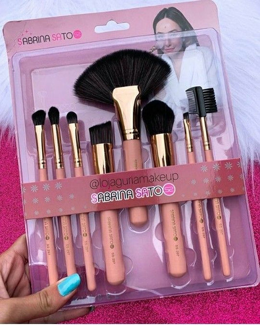 8 in 1 proffessional make up brushs