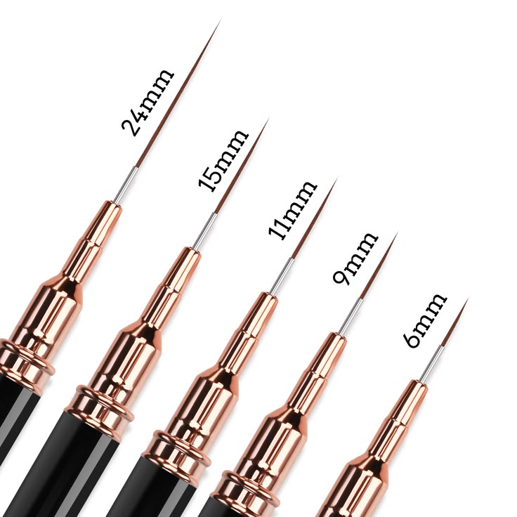Nail art proffessional brushes