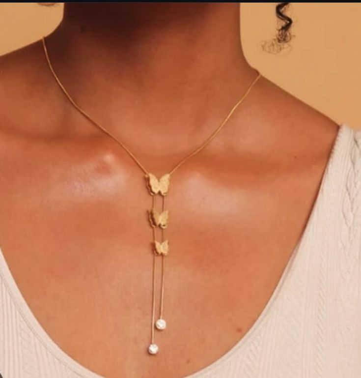 Betterfly triple necklace