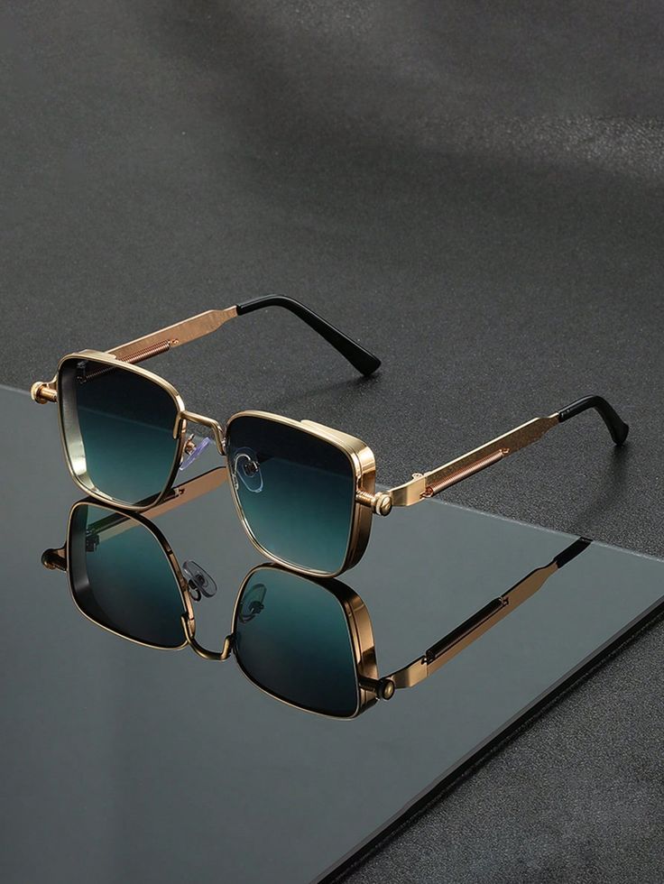 Mettalic unisex mens glasses