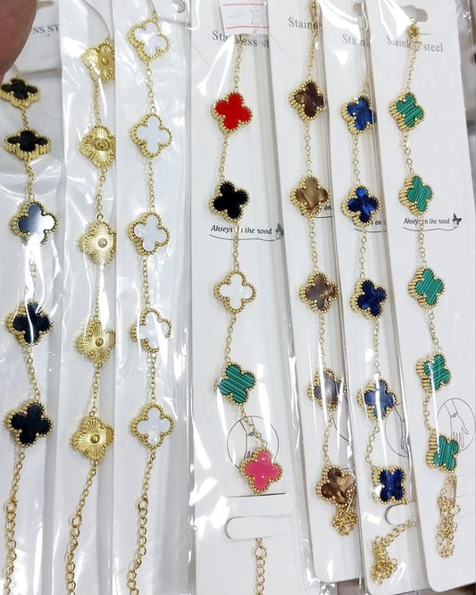 Clover charm bracelets