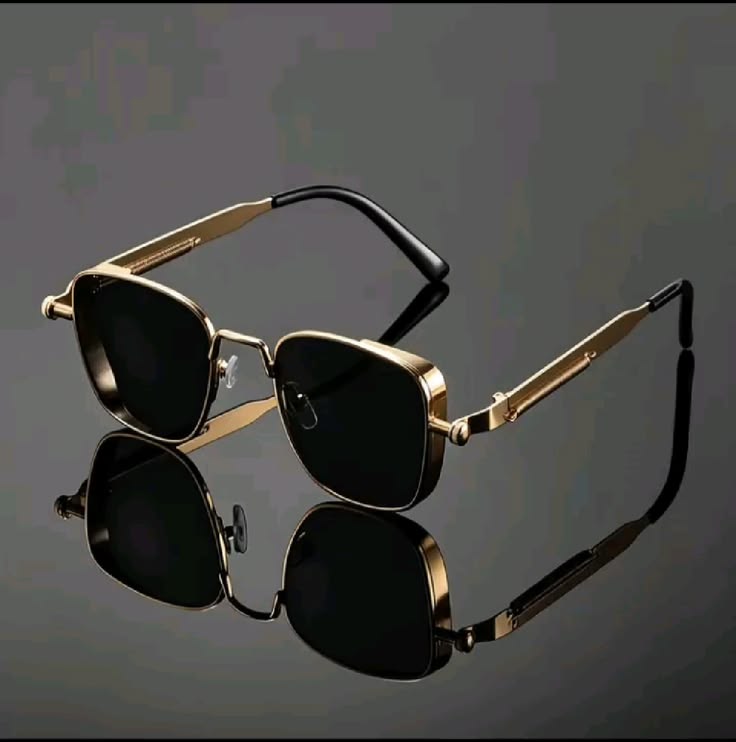 Mettalic unisex mens glasses