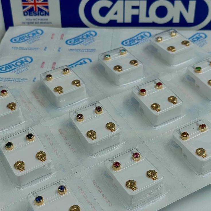 Coated cafron earings