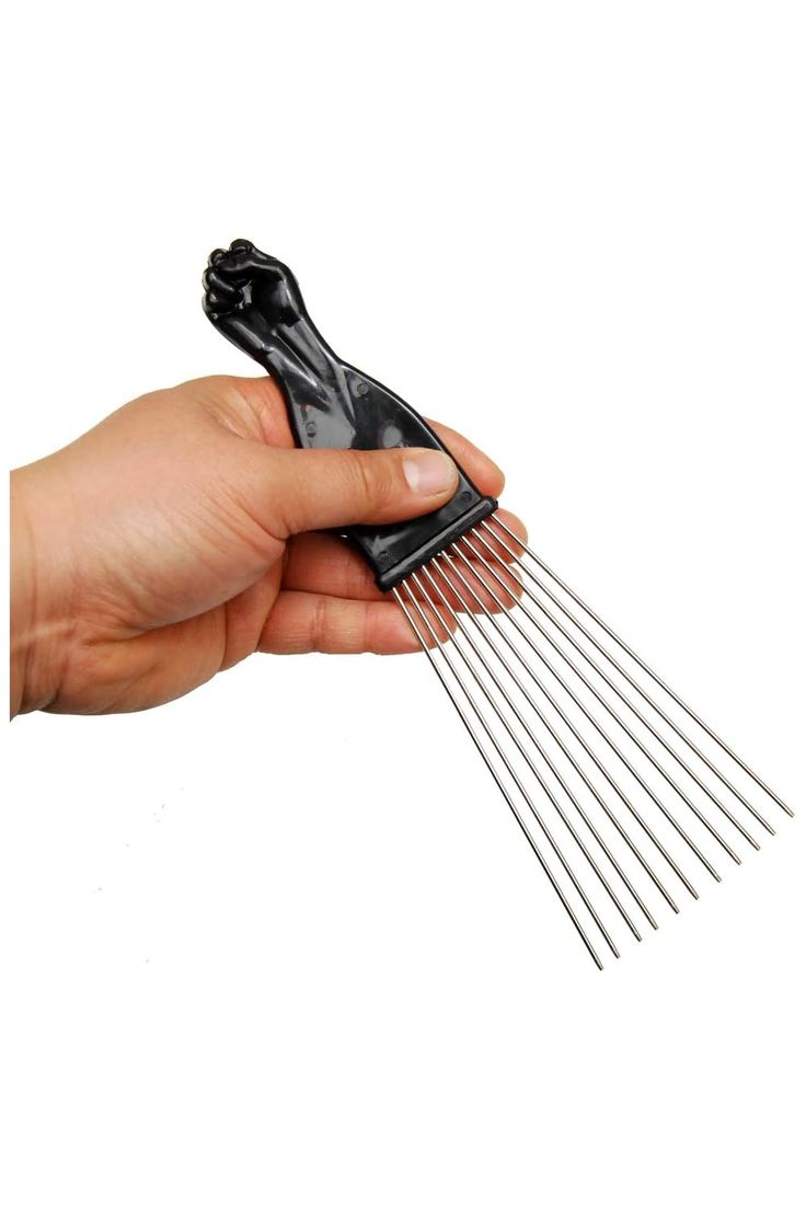 Metallic afro combs