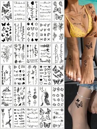Temporary tattoo stickers