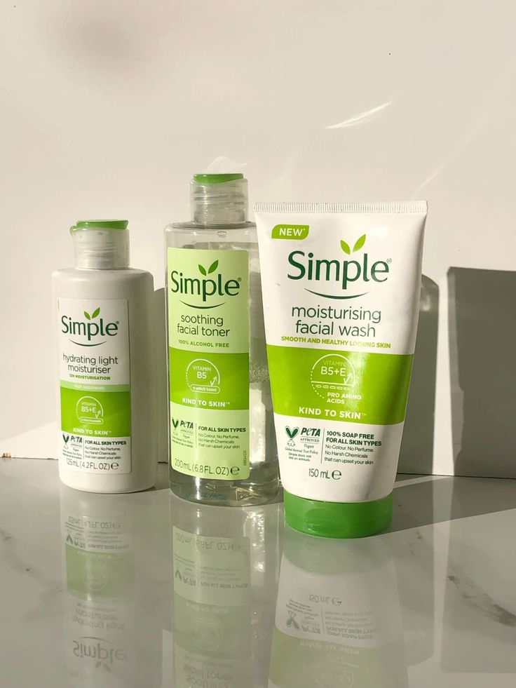 Simple skin care set kit