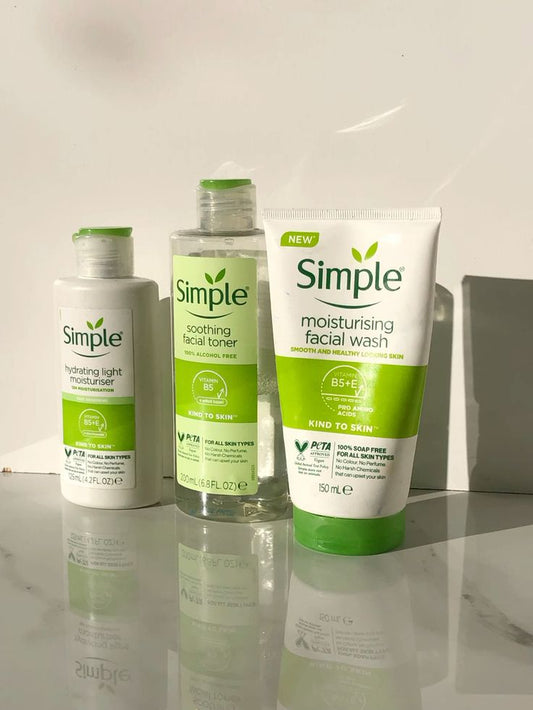 Simple skin care set kit