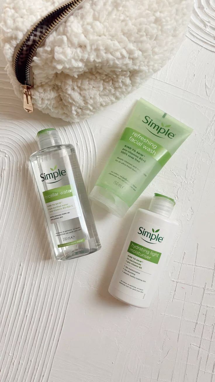 Simple skin care set kit